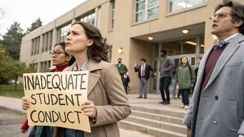 Teachers Strike Due to 'Inadequate Student Conduct'